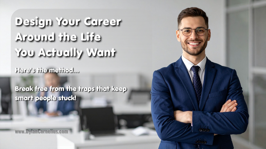 Design Your Career
Around the Life
You Actually Want
Here's the method...
Break free from the traps that keep
smart people stuck!